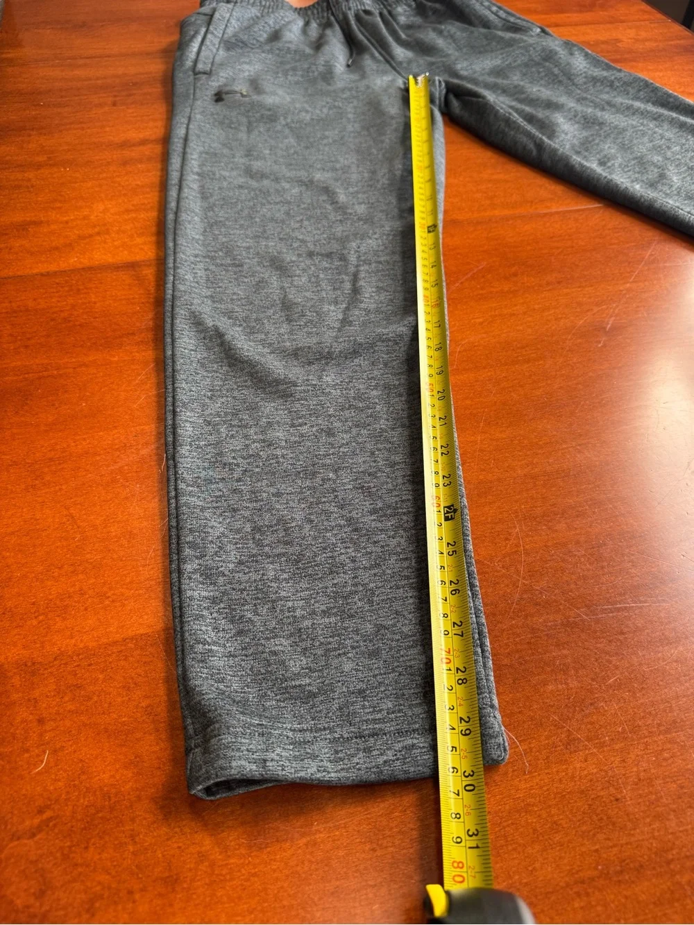 Under Armour Men’s Large Tall Loose Fit Fleece Sweatpants Gray Open Bottom